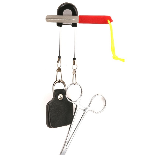 Magnetic Double Zinger, Fishing Wire Retractor, for fly-fishing